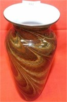 CAMEO GLASS VASE 12"