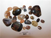 LOT OF CABOCHONS ~ SHAPED ~ SANDED ~ POLISHED ~ RE