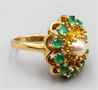 14 KT YELLOW GOLD RING