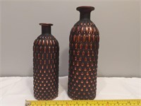 2 Beautiful Glass Vases