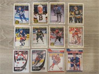 12 O-Pee-Chee Hockey Cards