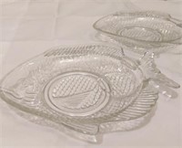 3 Fish Serving Dishes 8"