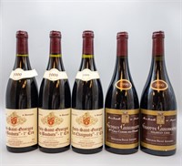 (5) BOTTLES FRENCH WINE