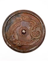 SONG DYNASTY CHINESE BRONZE MIRROR CIRCA 1150'S