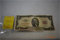 1953 Series A Red Seal $2 Bill