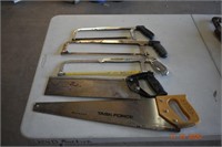 5 Misc Hand Saws