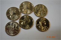 6-  American One Dollar Coins