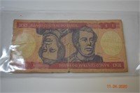100 Cem Cruzeirs Paper Money