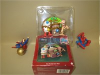 Ren & Stimpy Spiderman Ornaments Need Repair