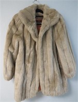 Vintage Jordache Faux Fur Coat Sz 9/10