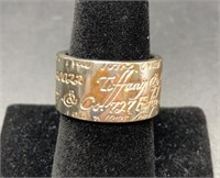 Tiffany And Company Sterling Silver Ring
