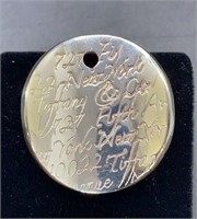 Tiffany And Company Sterling Silver Pendant