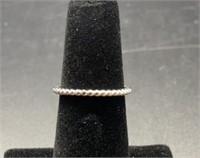 Sterling Silver 1.5 MM Stackable Bead Ring