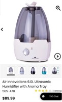 Air Innovations Ultrasonic Humidifier with Aroma