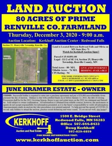 Kramer Land Auction