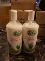 2 Aloe Care Body Wash and Shampoo 1L