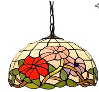 Indoor Chandelier Tiffany-Style Pendant Light,