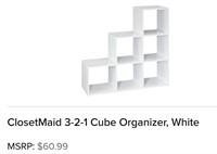 ClosetMaid 3-2-1 Cube Organizer, White
New in