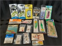 Vintage & New Fishing Lures and Hooks