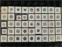 1946-2017 Canadian Nickel Lot - 46 Coins
