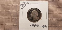 1993S Washington Silver Quarter MS65