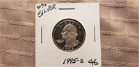 1995S Washington Silver Quarter MS65