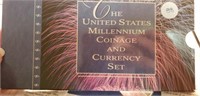 2000 US Millennium Coinage and Currency Set