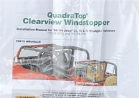 Quad track jeep topper pieces - Like New