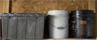 Storage containers/2-5 gallon buckets