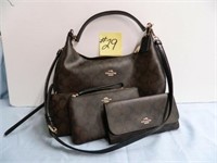 Coach Hobo Style in Signature Canvas with Matching