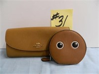 Coach Wallet and Round Coin Purse with Eyes