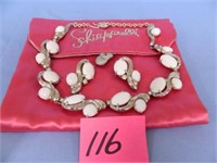 Schiaparelli Necklace & Earrings