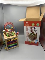 Wood activity cube