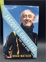 Jacques Cousteau the sea king hardback book
