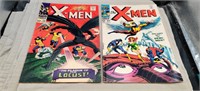 2 X- Men Comic Books 1966#24.  1968 #49