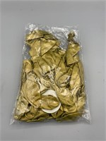 50 pack gold chrome balloons 12 inches
