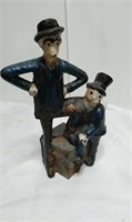 1900s Mutt & Jeff cast iron figurine