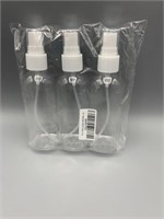 3 100ml plastic spray botttles