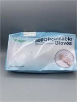 500 disposable gloves- one size fits all