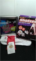 lot of 3 adult games. 1 drinking game called
