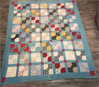 Vintage Hand-Sewn Quilt