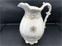 Antique Homer Laughlin Victorian Water Pitcher