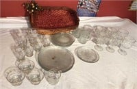 Gold Rimmed Glassware and more
