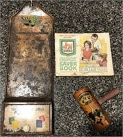 Vintage Tin Grocery Reminder, Trading Stamps ...