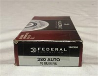 Federal Ammunition Champion 380 Auto FMJ