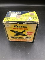 Peters High Velocity 16 GA Buckshot Shotgun Shells