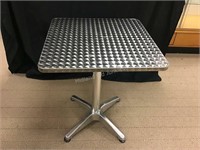 Pedestal Table with Metal Base