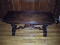 Wood Coffee Table  42x16x19 Inches
