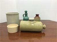 Five Artisan & Vintage Pottery Pieces
