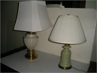 (2) Ceramic Base Table Lamps